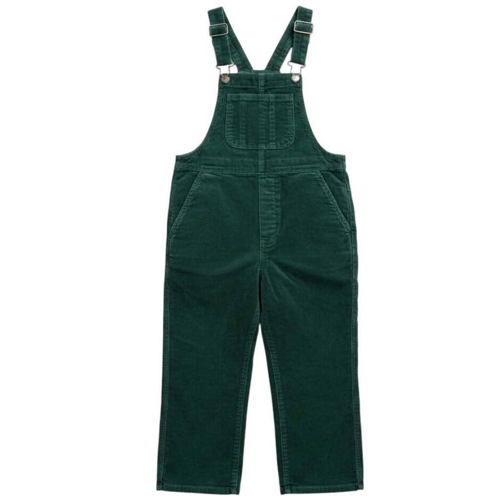 Cat & Jack Kids Green Corduroy Overalls Size S 6/7